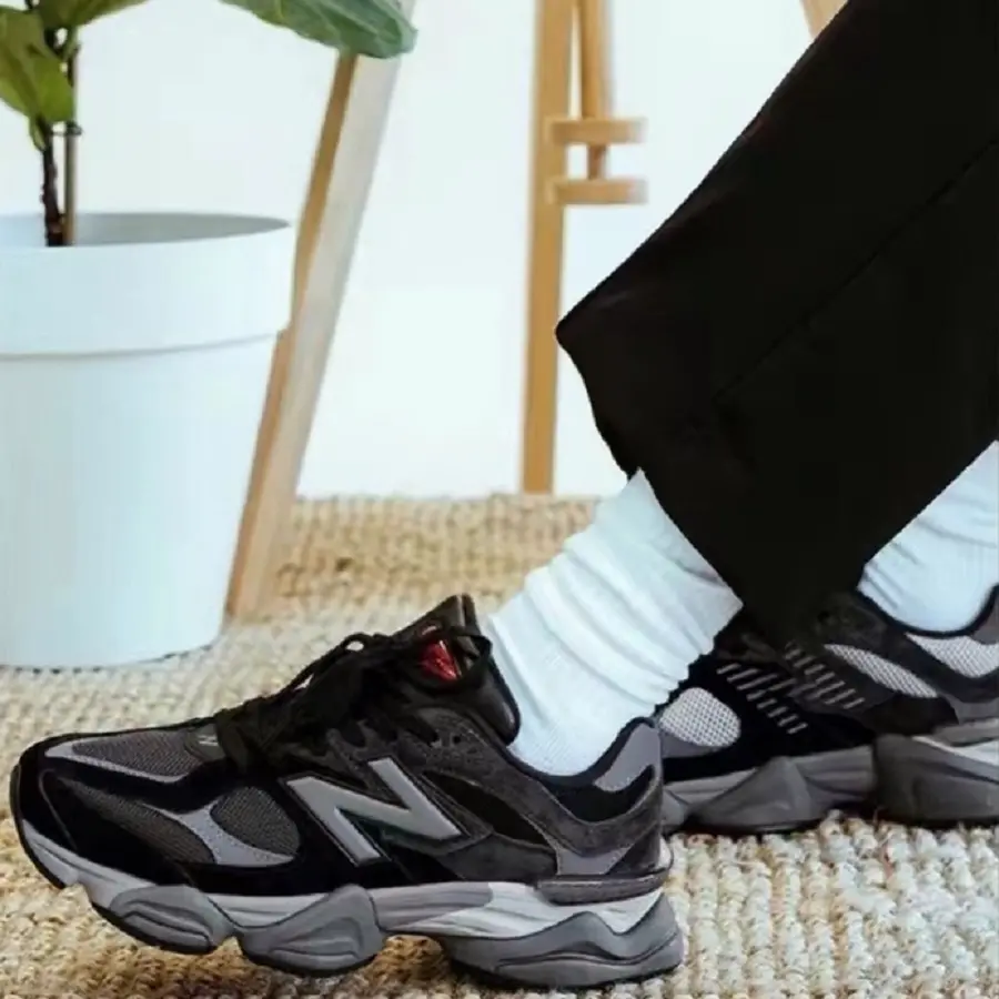 Giày New Balance 9060 'Black Castlerock Grey' U9060BLK - Ảnh 3