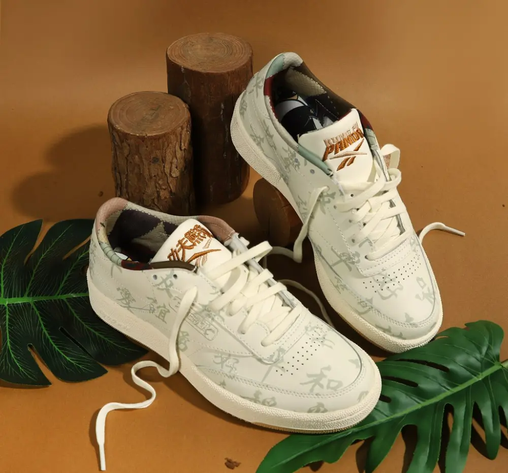 Giày Reebok Kung Fu Panda x Club C 85 'Chinese Calligraphy' GZ8633 - Ảnh 5