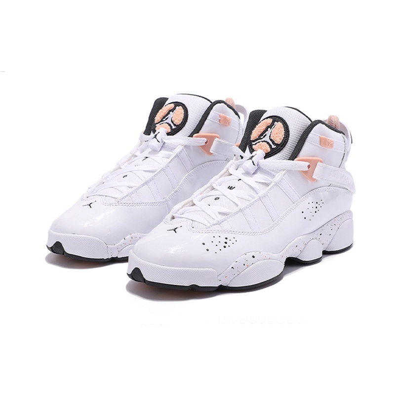 Giày Nike Air Jordan 6 Rings GS 'Arctic Orange' 323419-180 - Ảnh 2