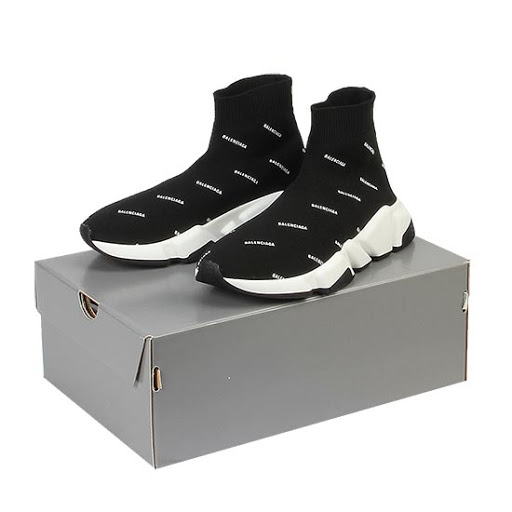 Giày Balenciaga Wmns Speed Trainer 'Black White' 525721 W0650 1006 - Ảnh 4