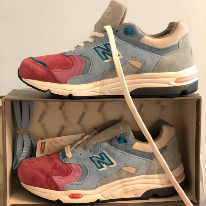 Giày New Balance Kith x 1700 Made in USA 'The Colorist Pink Toe' M1700K1 - Ảnh 4