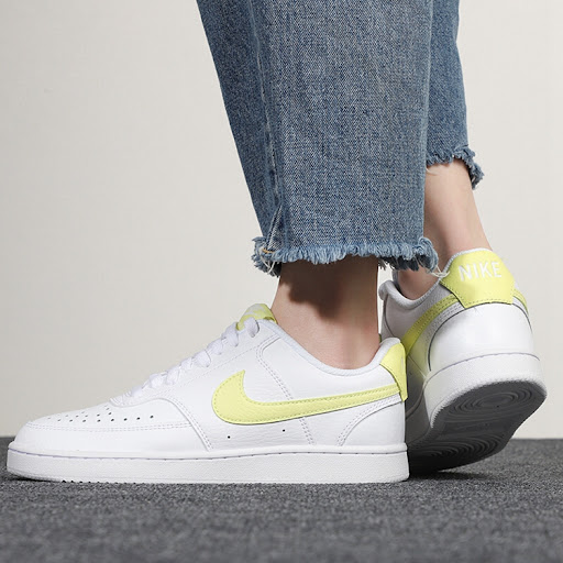 Giày Nike Court Vision Low 'White Light Zitron' CD5434-109 - Ảnh 4