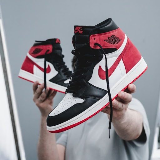 Giày Nike Air Jordan 1 Retro High OG GS 'Track Red' 575441-112 - Ảnh 4