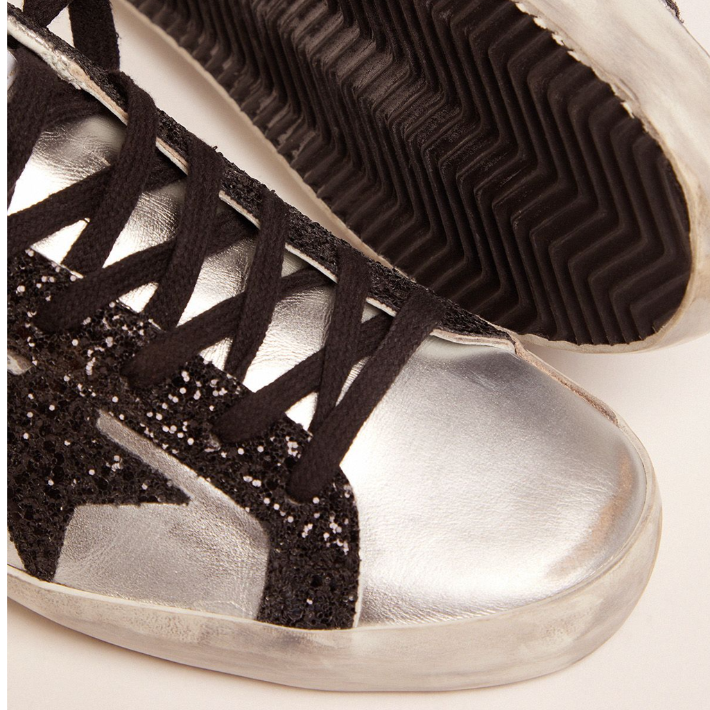 Giày Golden Goose Superstar Silver Glitter GWF00101-F001003-60246 - Ảnh 4