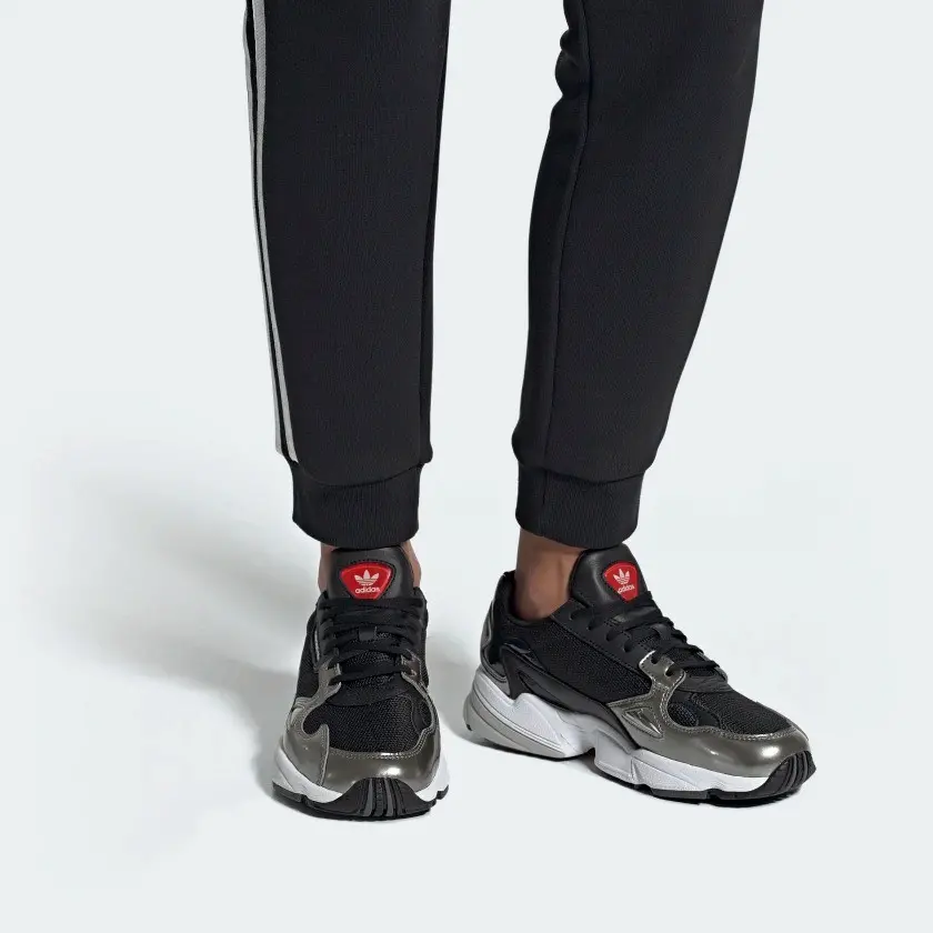 Giày Adidas Falcon Black Silver G54691 - Ảnh 3