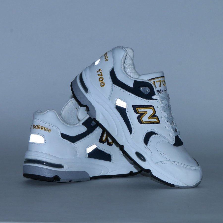 Giày New Balance 1700 Made in USA 'White Navy' M1700WN - Ảnh 3