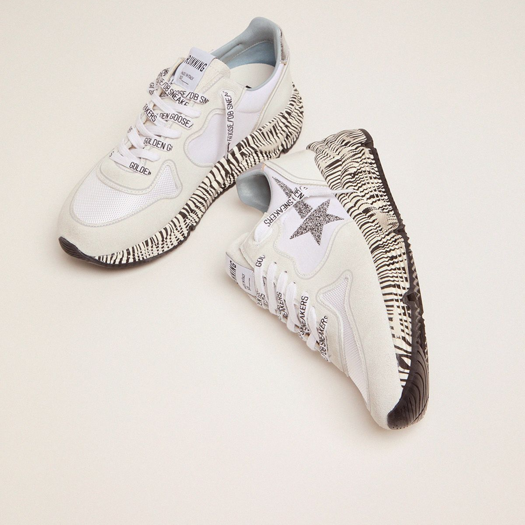 Giày Golden Goose Running Sole 'Zebra Print' GWF00126-F001408-10578 - Ảnh 2