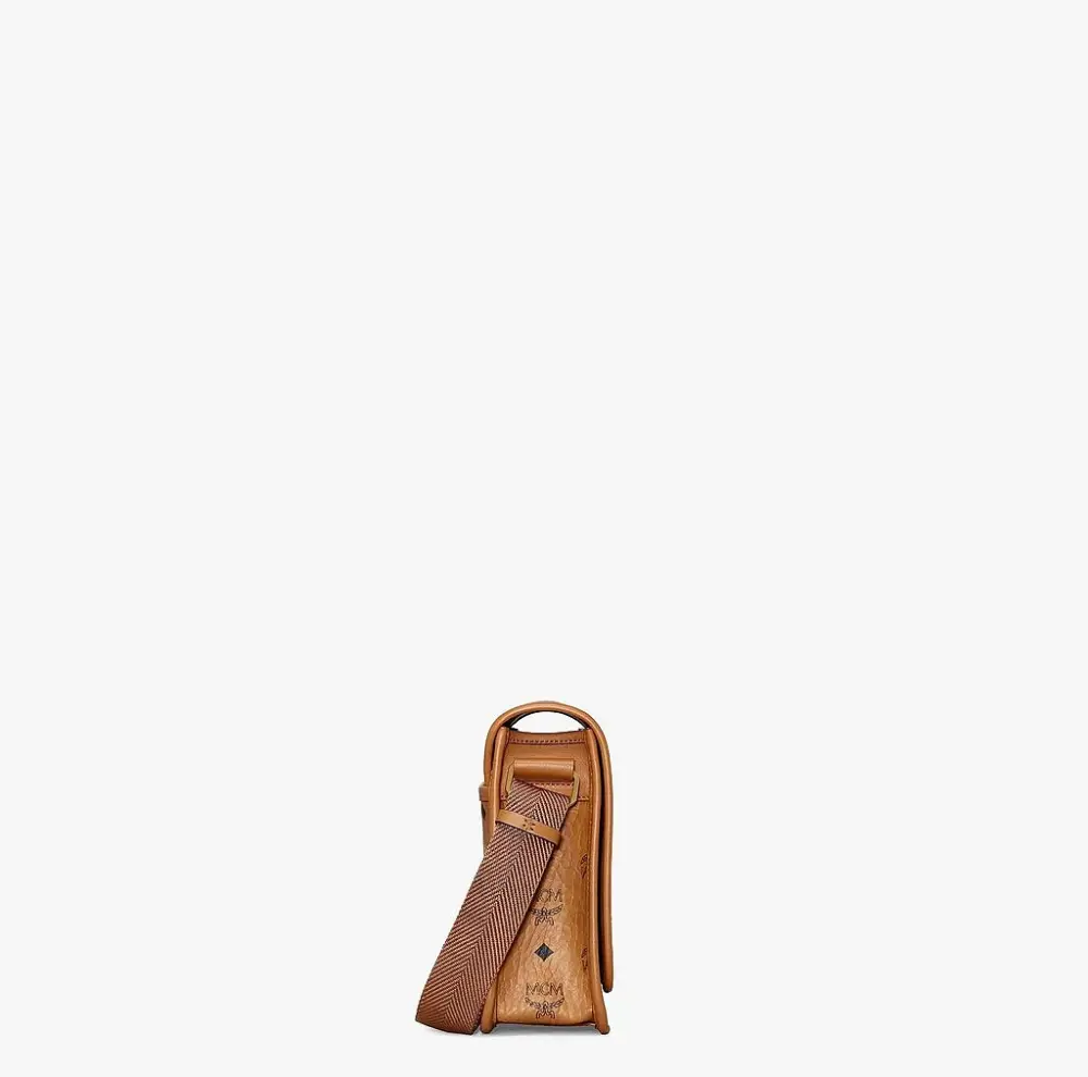 Alternative view of Túi MCM Small Klassik Messenger Bag In Visetos 'Cognac' MMMAAKC03CO001