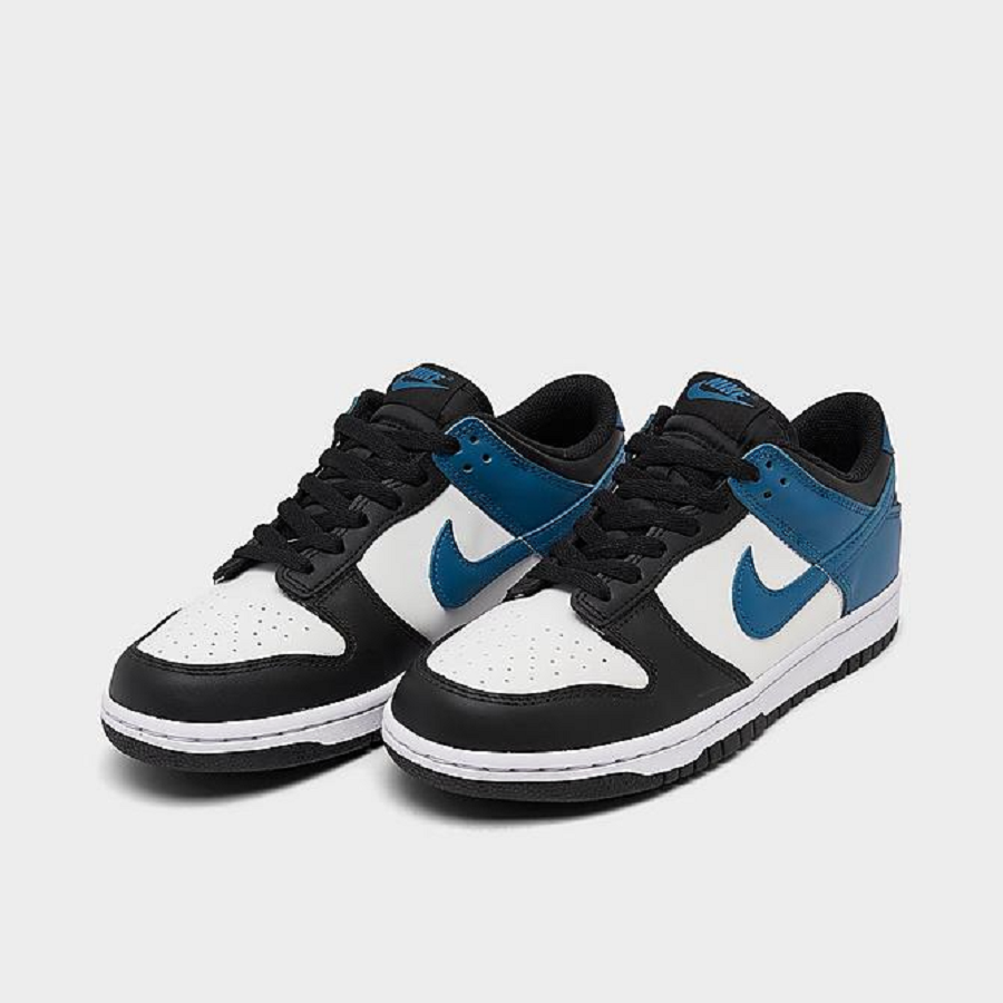 Giày Nike Dunk Low 'White Blue Black' DH9765-104 - Ảnh 6