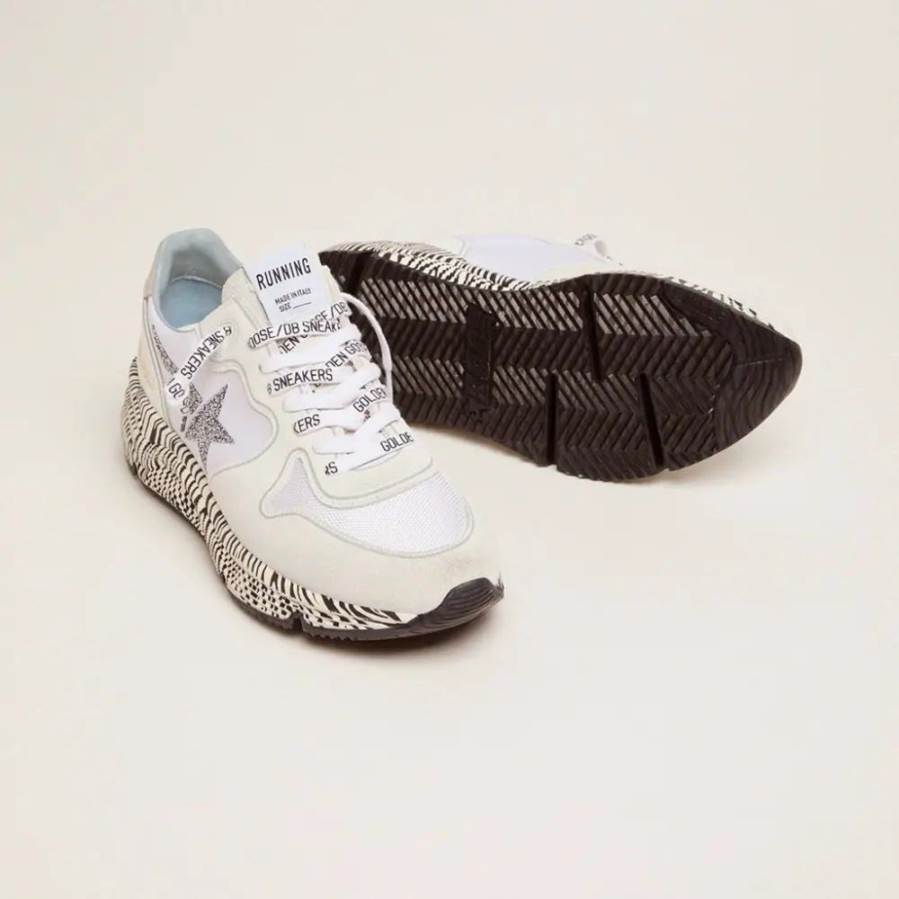 Giày Golden Goose Running Sole 'Zebra Print' GWF00126-F001408-10578 - Ảnh 4