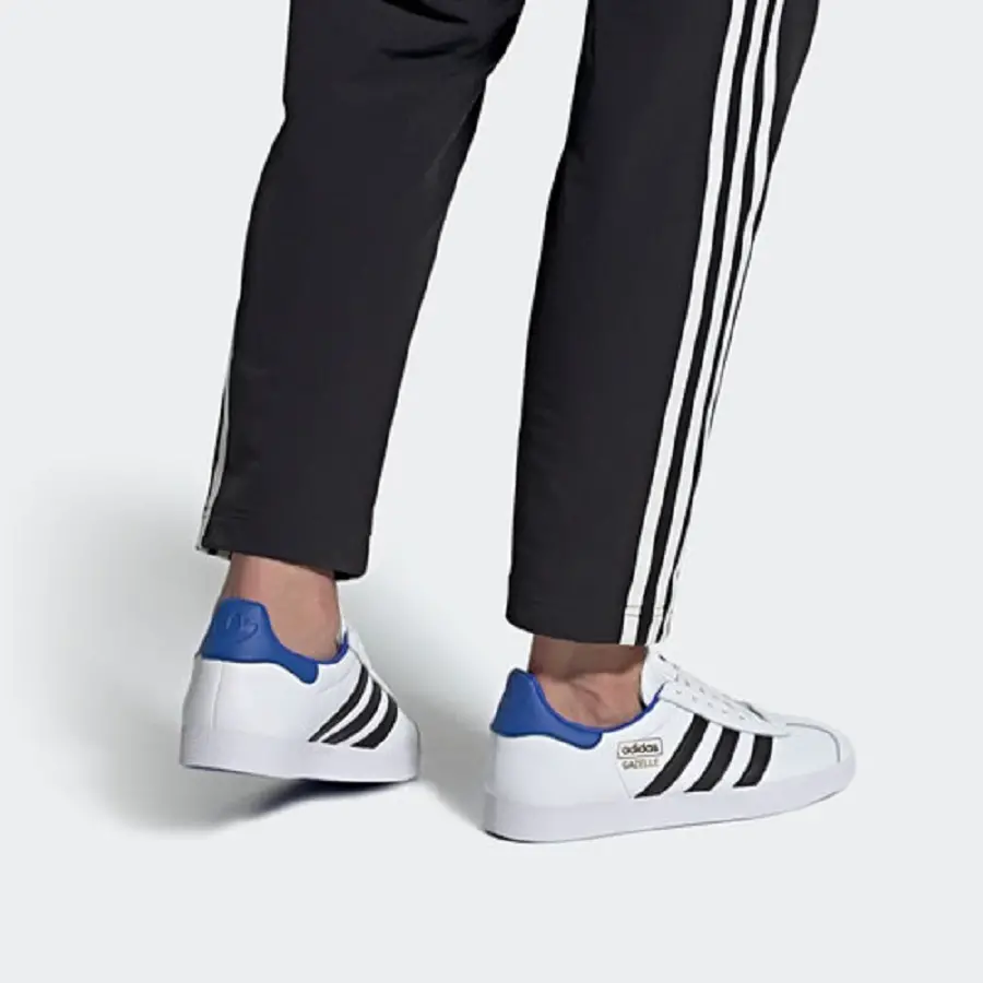 Giày Adidas Originals Gazelle ‘Blue White’ FU9665 - Ảnh 4