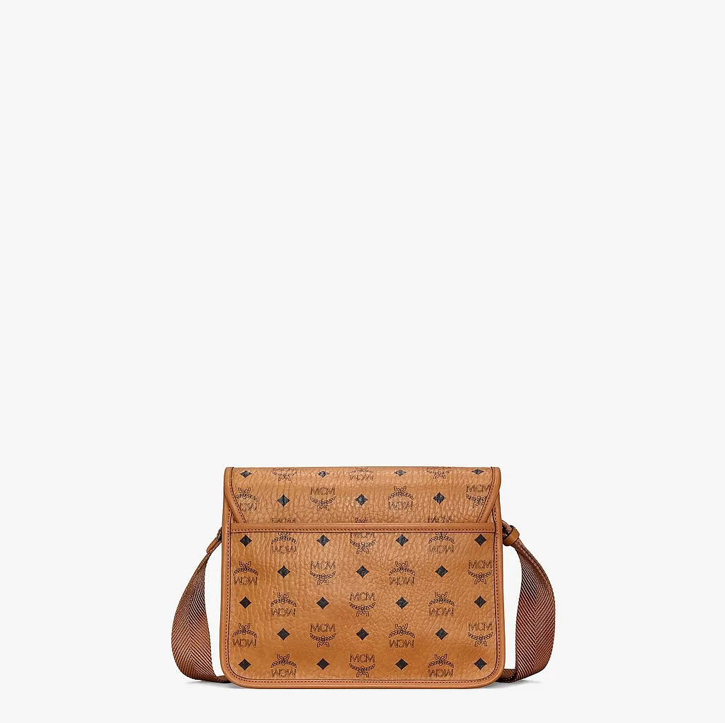 Túi MCM Small Klassik Messenger Bag In Visetos 'Cognac' MMMAAKC03CO001 - Ảnh 3