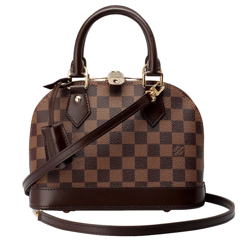 Túi Louis Vuitton Alma BB Damier Ebène Canvas Handbags N41221