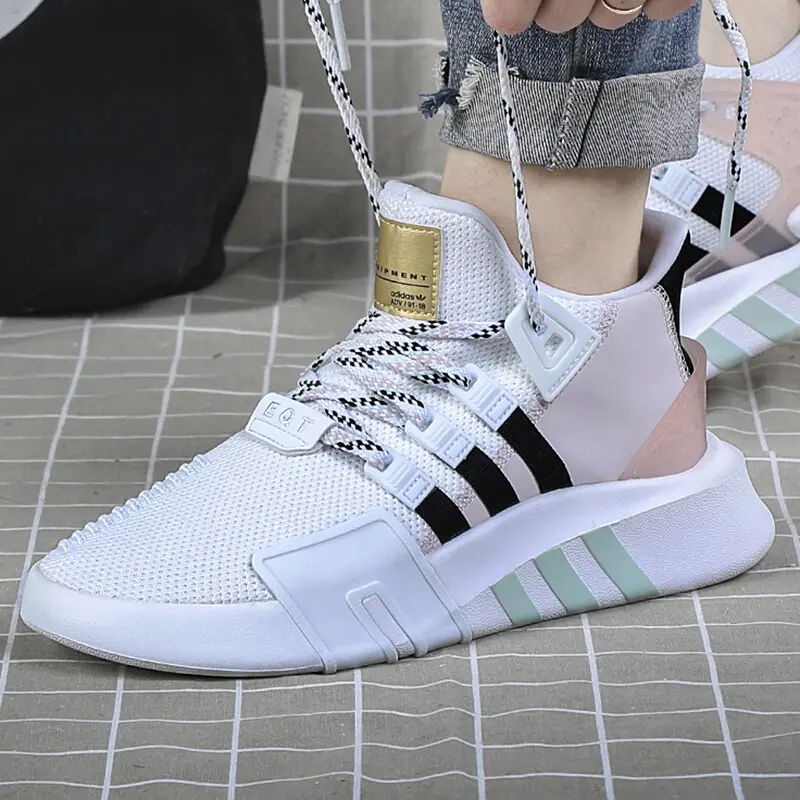 Giày Adidas EQT Bask ADV Brooklyn 'White Pink Black Gold' EE5043 - Ảnh 5
