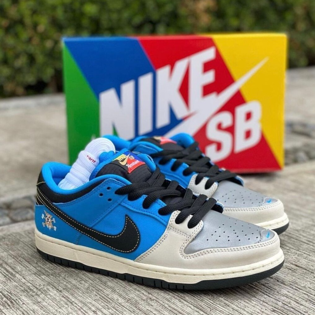 Giày Nike Instant Skateboards x Dunk Low Pro SB QS 'Blue' CZ5128-400 - Ảnh 4