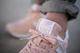 Giày New Balance Wmns 574 'Pink White' WL574OAB - Ảnh 5