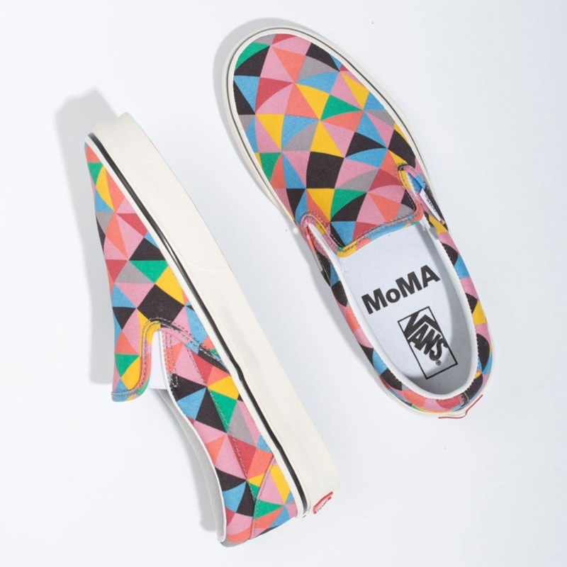 Giày Vans MoMA x Classic Slip-On 'MultiColor' VN0A4U381IC - Ảnh 3