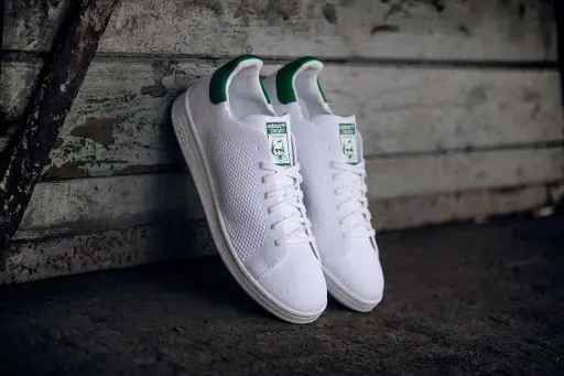 Giày Adidas Stan Smith Primeknit J 'White Green' S75351 - Ảnh 6