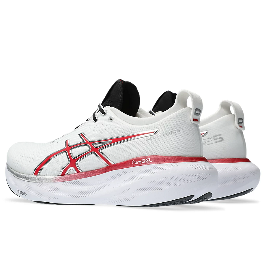 Giày Asics Gel-Nimbus 25 'White Red' 1012B563-100 - Ảnh 3