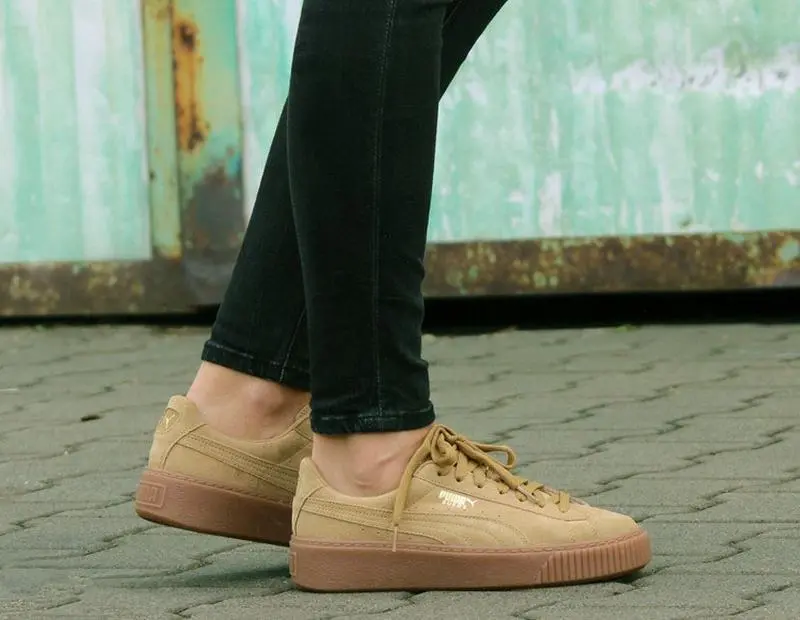 Giày Puma Wmns Suede Platform SD 'Oatmeal' 364718-01 - Ảnh 6