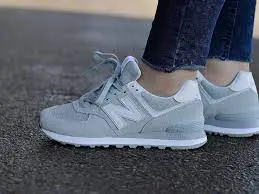Giày New Balance Wmns 574 'Grey White' WL574OAA - Ảnh 3