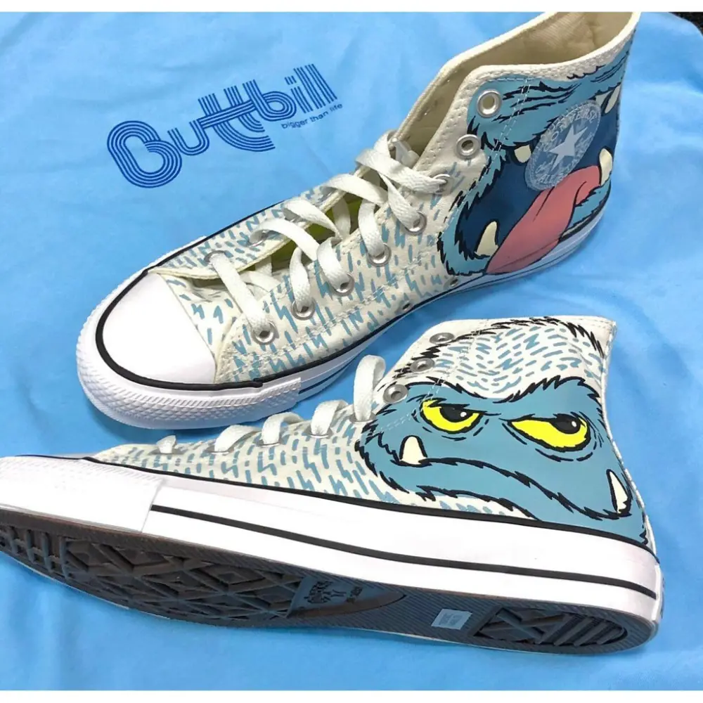 Alternative view of Giày Converse Chuck Taylor All Star High 'Yeti Snowman' 169350C