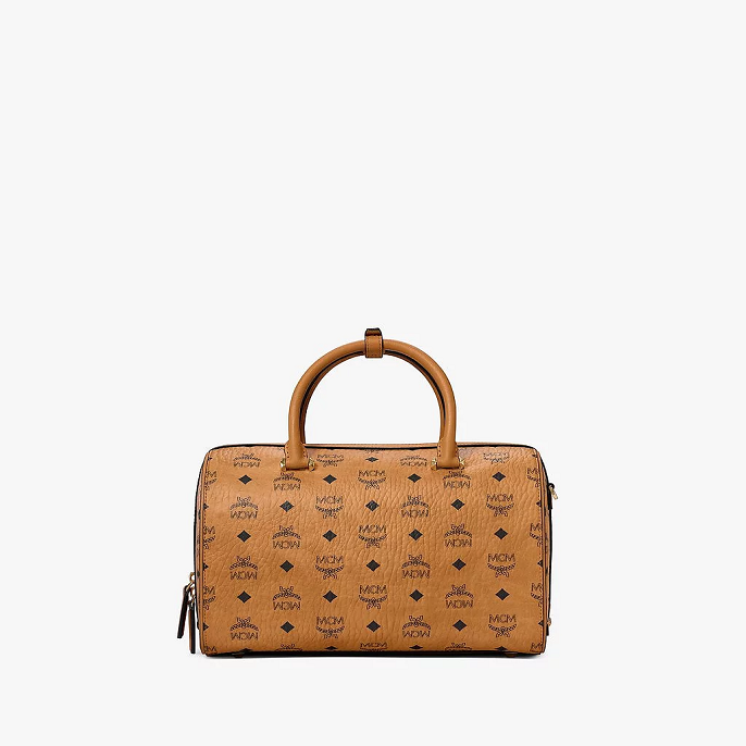 Túi MCM Essential Boston Bag 'Cognac' MWBAASE01CO001 - Ảnh 2