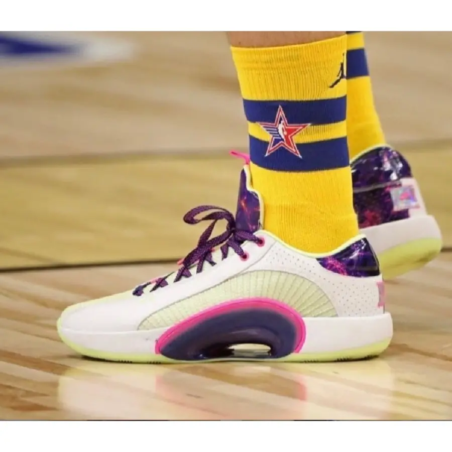 Giày Nike Luka Doncic x Air Jordan 35 Low GS ‘Cosmic Deception’ DN6163-190 - Ảnh 3