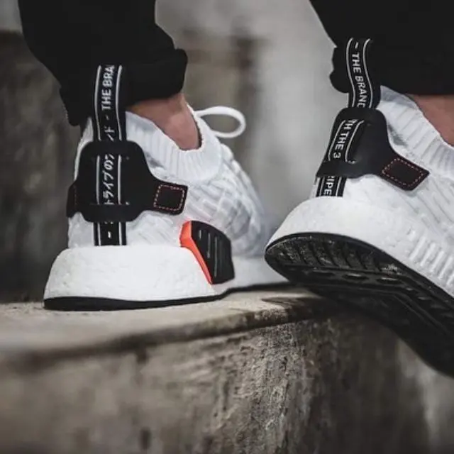 Giày adidas NMD R2 Primeknit "White Black" BY3015 - Ảnh 3