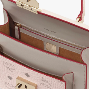 Alternative view of Túi MCM Patricia Satchel Visetos 'Pink' MWE9SPA26IH001