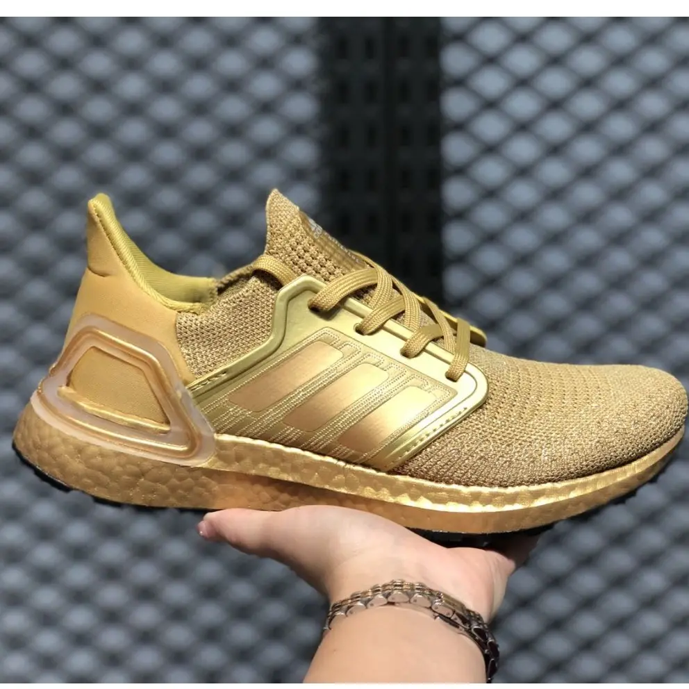 Alternative view of Giày Adidas UltraBoost 20 'Gold Metallic' EG1343