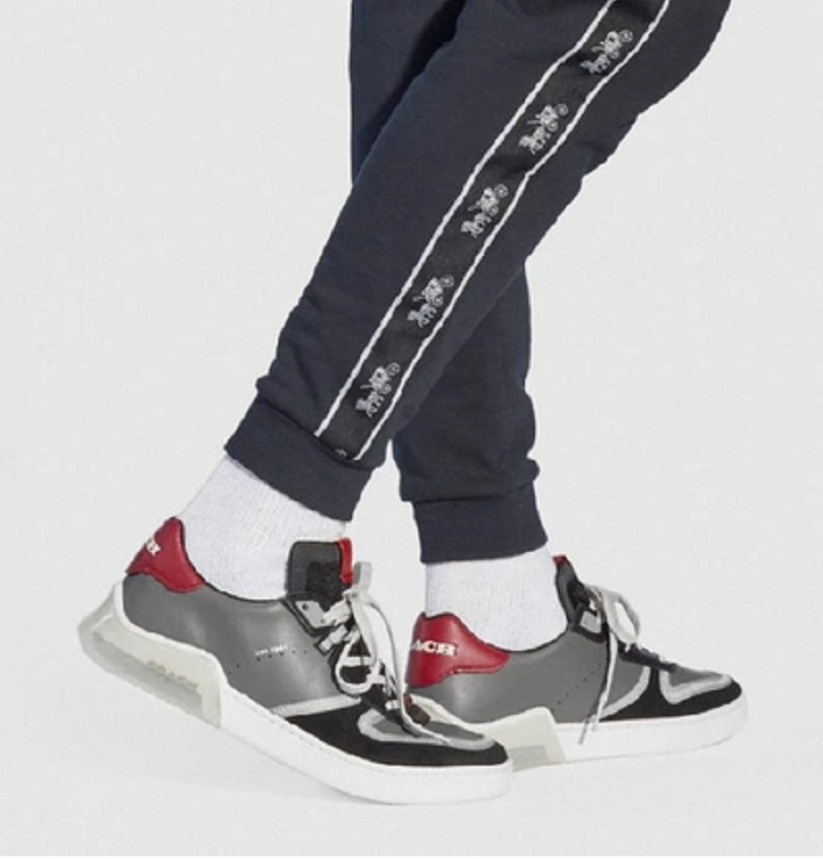 Giày Coach Citysole Court Sneaker In Colorblock In Grey G5014-QGU - Ảnh 6