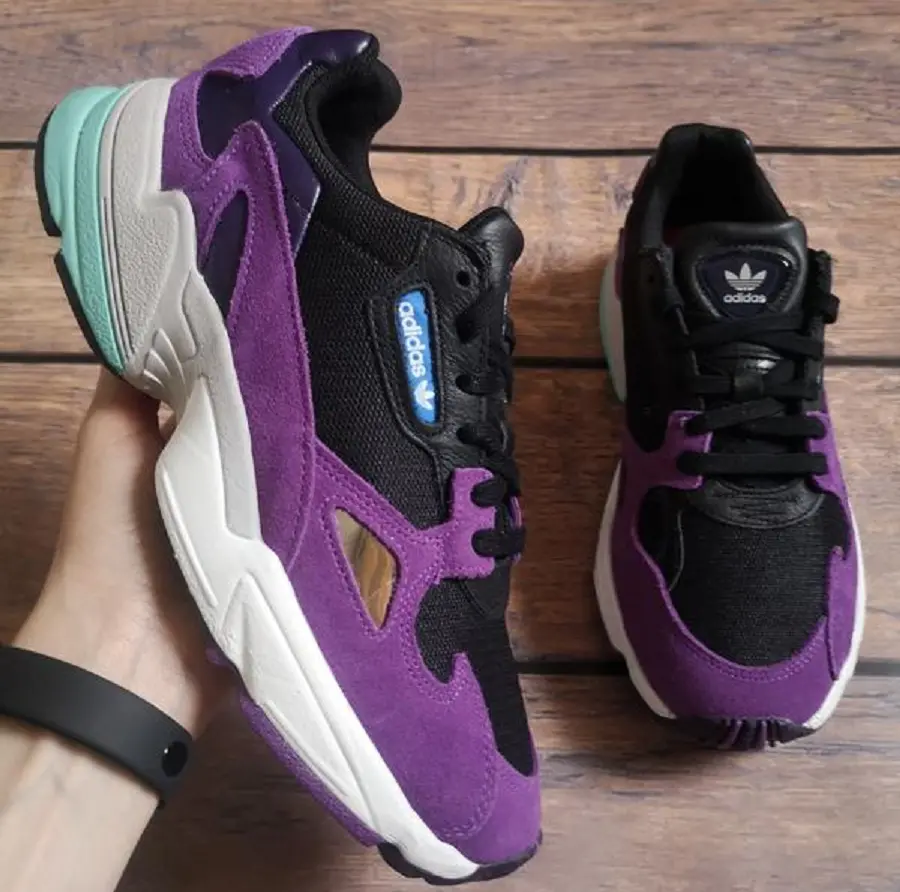 Giày Adidas Falcon 'Purple Black' CG6216 - Ảnh 5