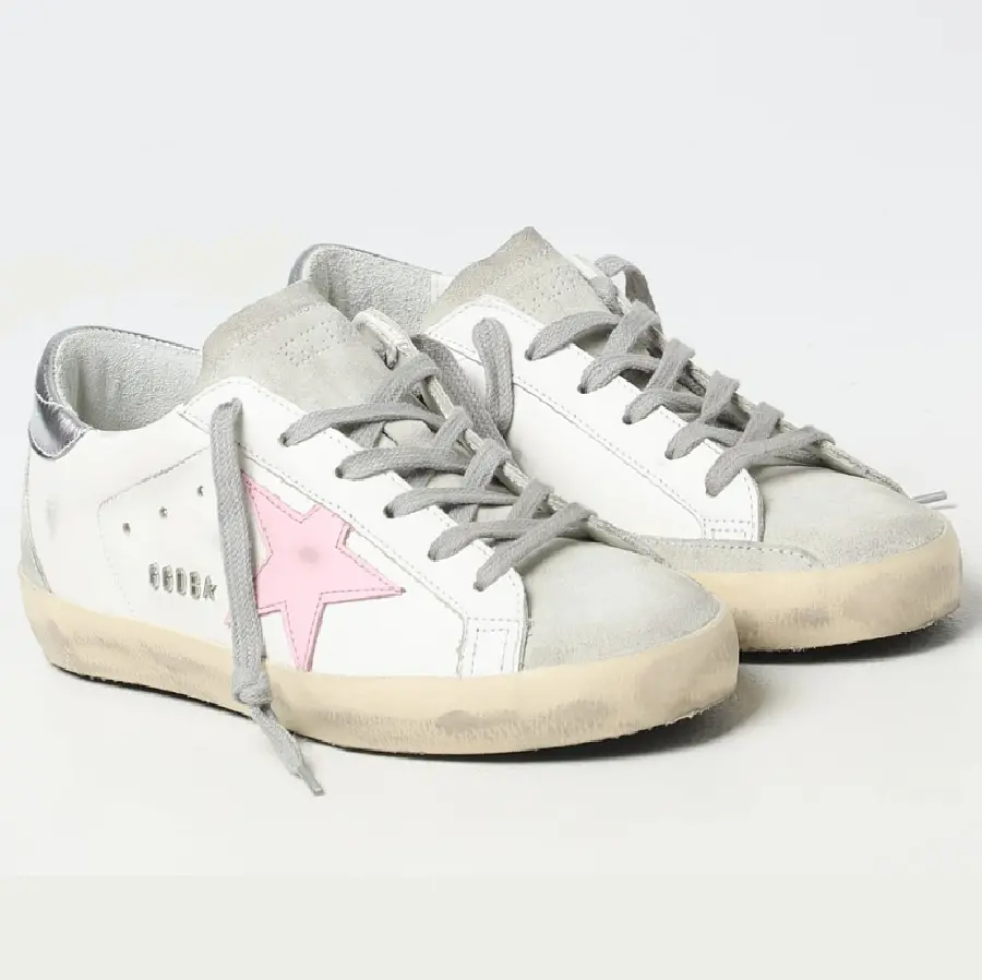 Giày Golden Goose Super-Star 'White Ice Orch' GWF00102F00243581482 - Ảnh 3