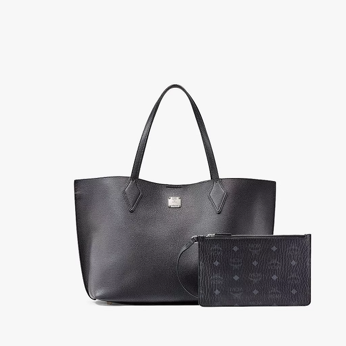 Túi MCM Yris Shopper Tani Leather 'Black' MWPAAYS01BK001 - Ảnh 2