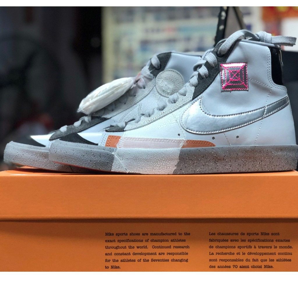 Giày Nike Blazer Mid '77 'Vintage Shanghai' DC9170-001 - Ảnh 3
