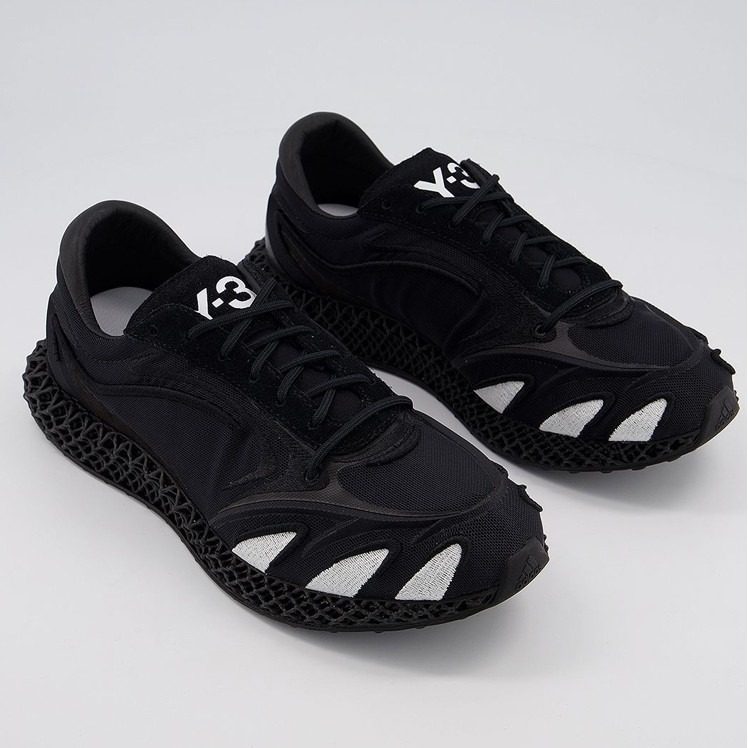 Giày Adidas Y-3 Runner 4D 'Black' FU9207 - Ảnh 3