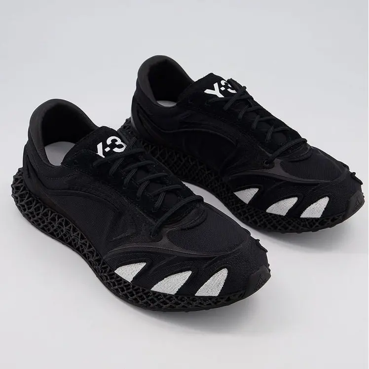 Giày Adidas Y-3 Runner 4D 'Black' FU9207 - Ảnh 3