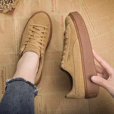 Giày Puma Wmns Suede Platform SD 'Oatmeal' 364718-01 - Ảnh 8