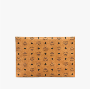 Alternative view of Túi MCM Medium Tri Pouch In Visetos 'Mix Cognac' MXZBSVI04CO001