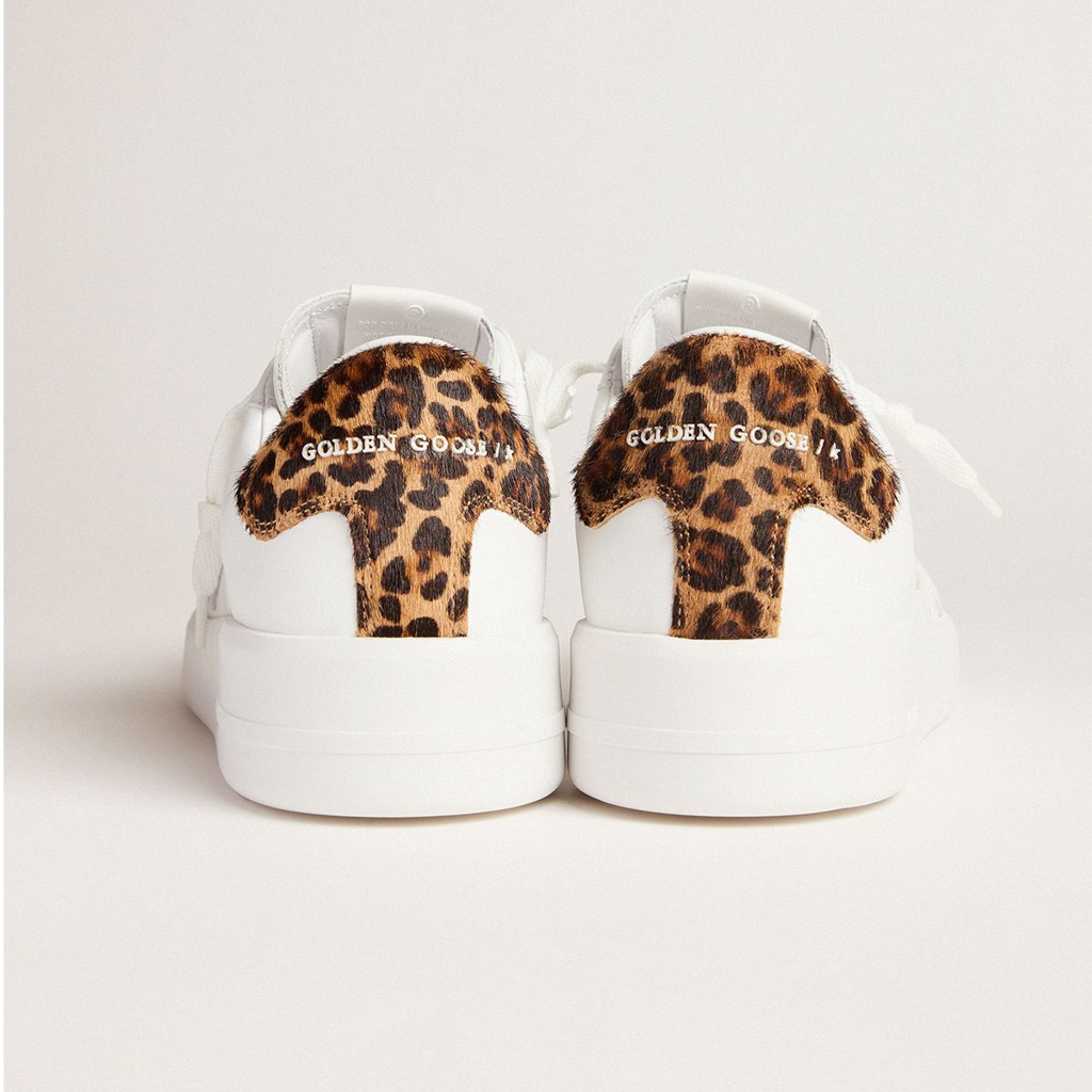 Giày Golden Goose Purestar White Leopard GMF00124-F000310-10269 - Ảnh 4