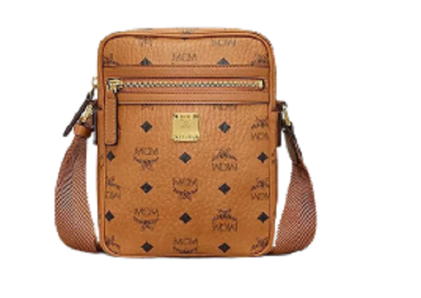 Túi MCM Mini NS Klassik Crossbody In Visetos Cognac MMRAAKC04CO001