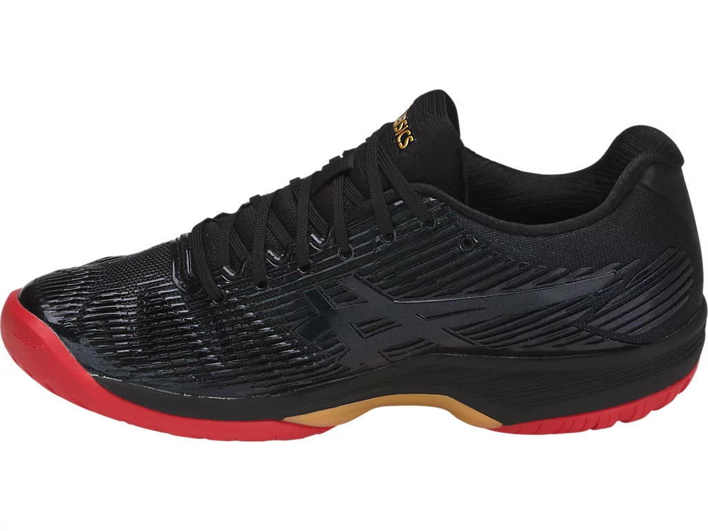 Giày Tennis Asics Solution Speed FF L.E 'Black Rich Gold' 1042A047-001 - Ảnh 4