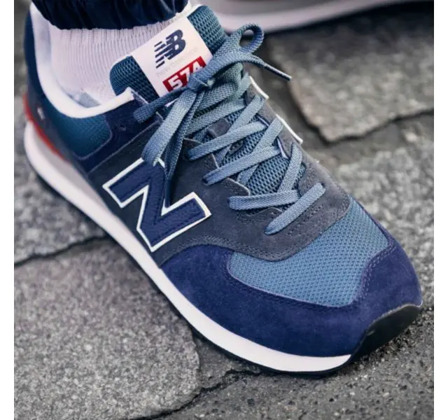 Alternative view of Giày New Balance 574 'Navy Black' ML574EAE