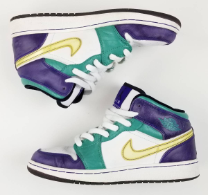 Alternative view of Giày Nike Air Jordan 1 GS 'Emerald Green' 322678-301
