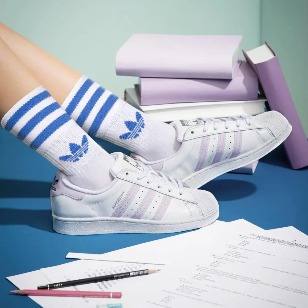 Giày Adidas Wmns Superstar 'Purple Tint' FV3374 - Ảnh 6