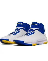 Giày Under Armour Lockdown 2 Basketball 'Blue White' 1303265-102 - Ảnh 4