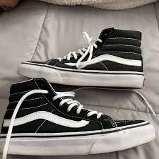 Giày Vans Sk8-Hi Slim 'Black' VN000QG36BT - Ảnh 4