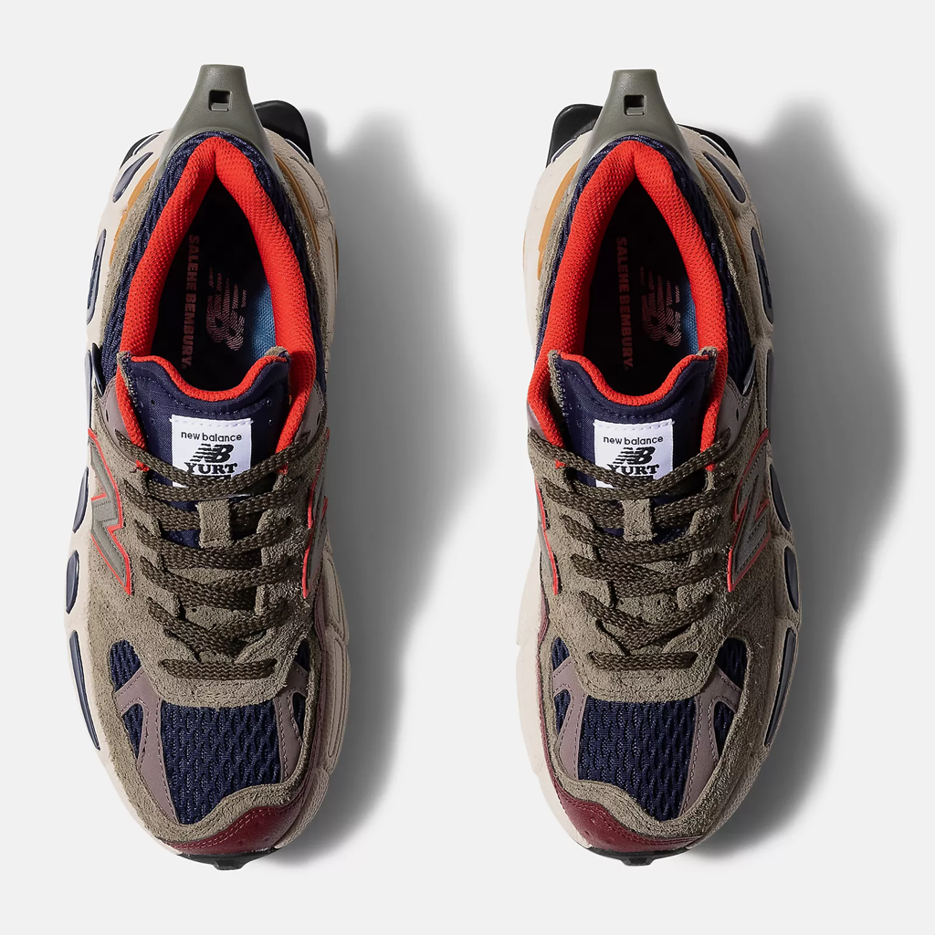 Giày New Balance Salehe Bembury x 574 YURT 'Team Forest Green' MS574YSB - Ảnh 3