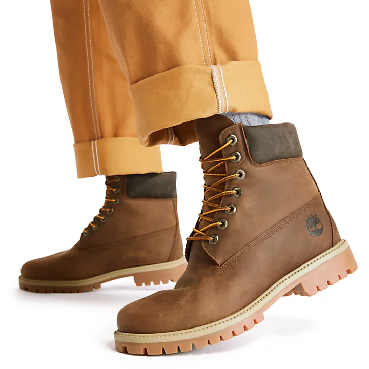Giày Timberland Heritage EK+ 6 Inch Boot 'Brown' A2G2EBA0 - Ảnh 4